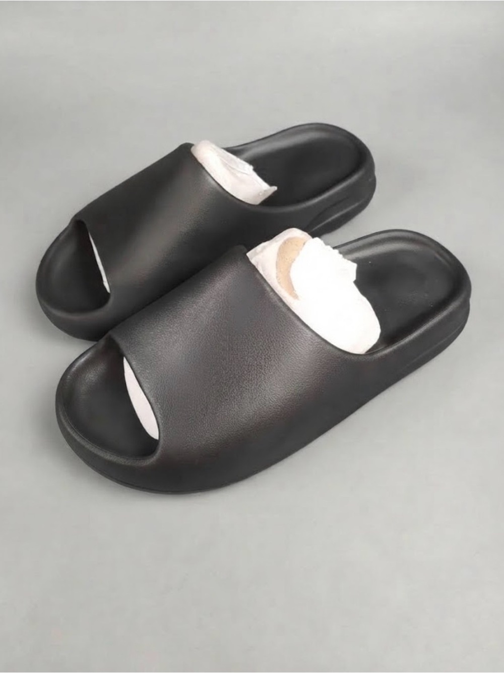 Yeezy Slide Onyx Black YS-01 EVA Foam Minimalist Slip On Sandals Men’s Sz. 7 NEW